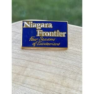 Niagara Frontier Four Seasons of Excitement Lapel Pin 1-1/4"